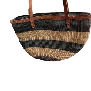 Vintage Sisal bag with zipper‎
